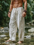 Pantalones Ligeros Playa Estampados Hombre