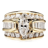 Anillo Corte Marquesa - Lujo para Aniversario