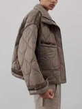 Campera Acolchada Cuello Alto