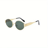 (55% off) Lentes de Sol Ovaladas – Unisex, Metálicas y a la Moda