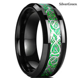 Anillo Dragon Celta - 21 Colores Acero Inoxidable