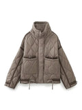 Campera Acolchada Cuello Alto