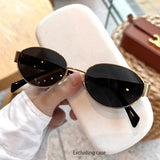 (55% off) Lentes de Sol Ovaladas – Unisex, Metálicas y a la Moda