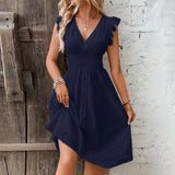 Vestido de Encaje Primavera Verano