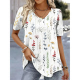 (sólo 50 en Promo!) Camiseta Remera en V Cartoon 3d Women's