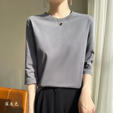 Camisetas manga larga en 15 colores