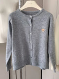 (sólo 50 en Promo!) Cardigan Tejido con Bordado – Estilo Japonés Casual 80%off