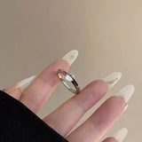Anillo Giratorio Plata 925 - Antiansiedad Ajustable