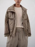 Campera Acolchada Cuello Alto