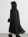 Vestido camisa blanco/negro
