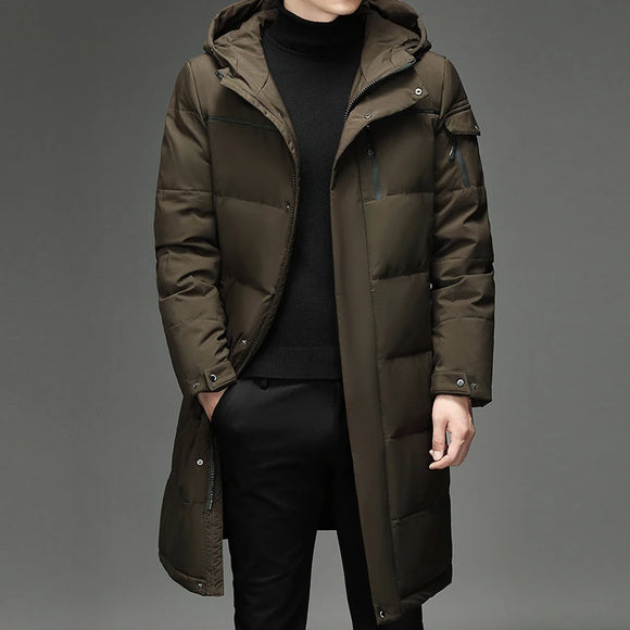 Campera parka de Pluma Hombre