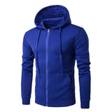 Campera Sudadera Hombre con Capucha y Cierre