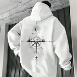 Campera Hoodie Rosa de los Vientos