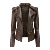 Chaqueta Campera Cuero Loof dobladillo desmontable