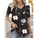 (sólo 50 en Promo!) Camiseta Remera en V Cartoon 3d Women's