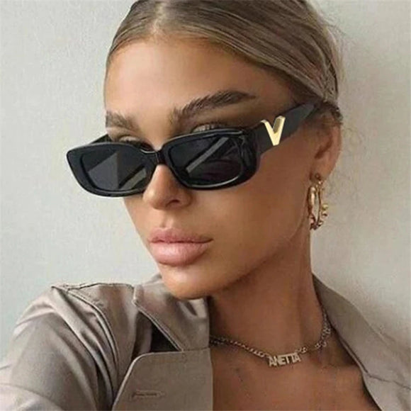 (85% off) Gafas de sol rectangulares retro para mujer - Solo 50 promo