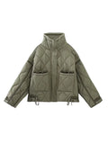 Campera Acolchada Cuello Alto