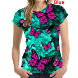 Remeras con estampados de mariposas