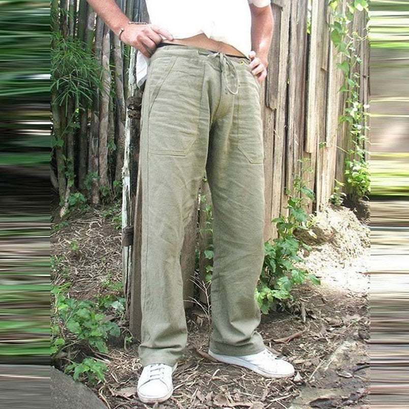 Pantalones hilo hombre sale