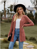 Saco Mujer Rayas Manga Larga con Botones Estilo Casual Elegante