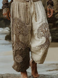 Pantalones Ligeros Playa Estampados Hombre