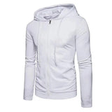 Campera Sudadera Hombre con Capucha y Cierre