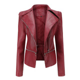 Chaqueta Campera Cuero Loof dobladillo desmontable