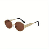 (55% off) Lentes de Sol Ovaladas – Unisex, Metálicas y a la Moda