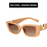 (85% off) Gafas de sol rectangulares retro para mujer - Solo 50 promo