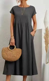 Vestido Largo Minimal de Corte Limpio