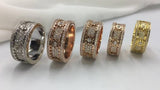 Anillo de Engranajes - Silver Rose Gold y Dorado