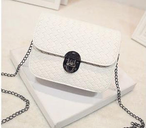 Nueva Cartera Cadena Cuadrado Pequeño Bolso Hombro Mujer Mensajero