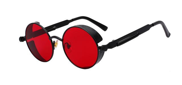 Lentes rojos redondos online