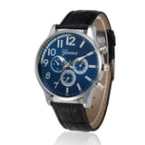 Reloj Pulsera Cuarzo Hombre Caballero Cuero Formal Elegante