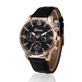 Reloj Pulsera Cuarzo Hombre Caballero Cuero Formal Elegante