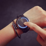 Reloj Pulsera Arbol LED Touch Screen Unisex Hombre Mujer Digital