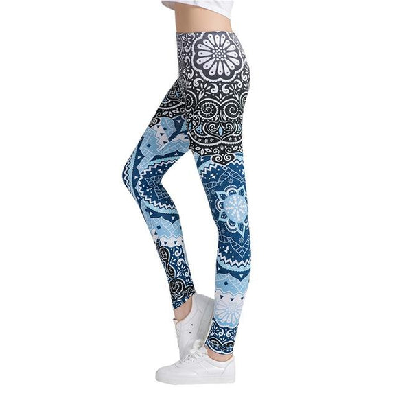 Leggins Calzas Mujer Chica print 3d Ocasional Divertidos Fitness  IN-KEBG Original