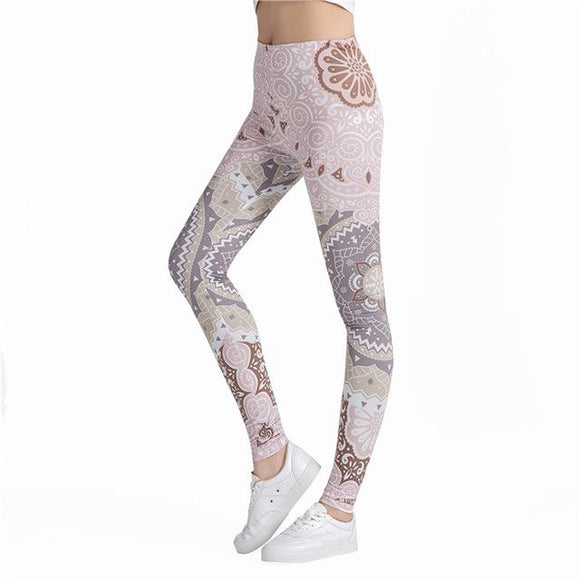 Leggins Calzas Mujer Chica print 3d Ocasional Divertidos Fitness  IN-KEBG Original