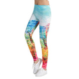 Leggins Calzas Mujer Chica print 3d Ocasional Divertidos Fitness  IN-KEBG Original