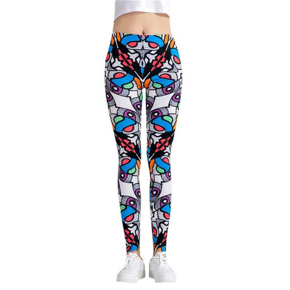 Leggins Calzas Mujer Chica print 3d Ocasional Divertidos Fitness  IN-KEBG Original