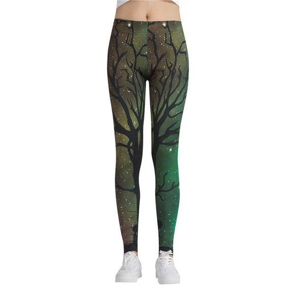 Leggins Calzas Mujer Chica print 3d Ocasional Divertidos Fitness  IN-KEBG Original