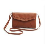 Cartera de hombro delgada Cuero Mujer Mensajero Crossbody Bolso pequeño