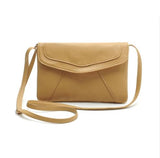 Cartera de hombro delgada Cuero Mujer Mensajero Crossbody Bolso pequeño