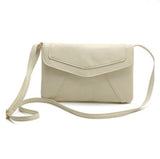 Cartera de hombro delgada Cuero Mujer Mensajero Crossbody Bolso pequeño