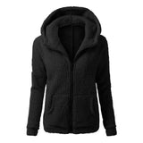 Nueva Campera Hoodie Mujer Sudadera Invierno Polar Mujer con Cierre