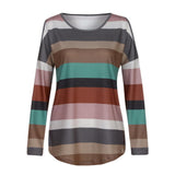 Remera Blusa Manga Larga Multicolor Arcoiris Mujer Dama