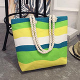 Bolsa Floreada Casual Mujer Gran Capacidad Hombro Compras Playa Casual Tote Femenina