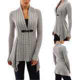 Saco Cardigan Elegante Formal Mujer Manga Larga Casual Tejido