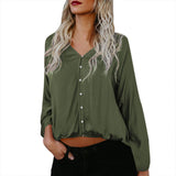 Blusa con Botones Saco Cardigan Mujer Dama Talle Grande