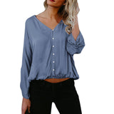 Blusa con Botones Saco Cardigan Mujer Dama Talle Grande